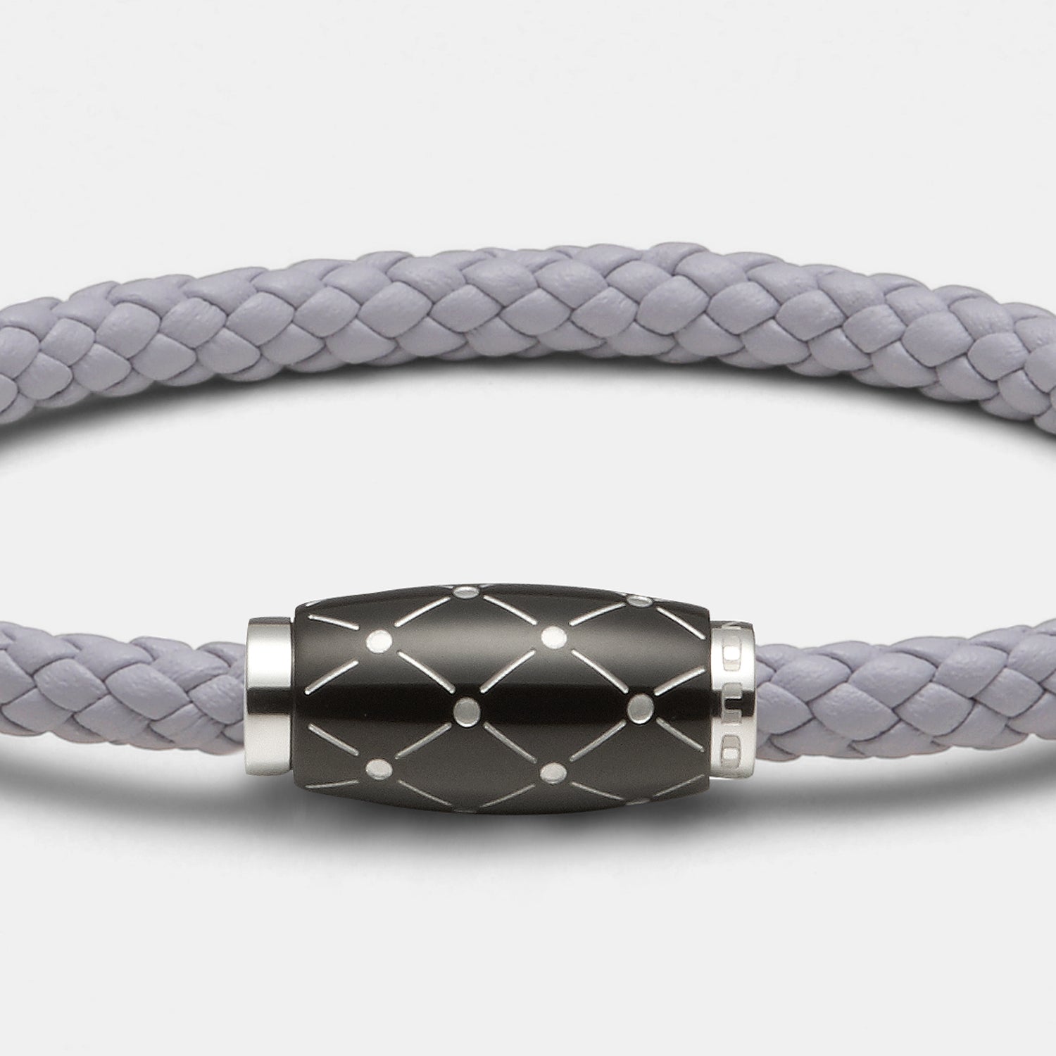Cosmos Armband, Leder, grau