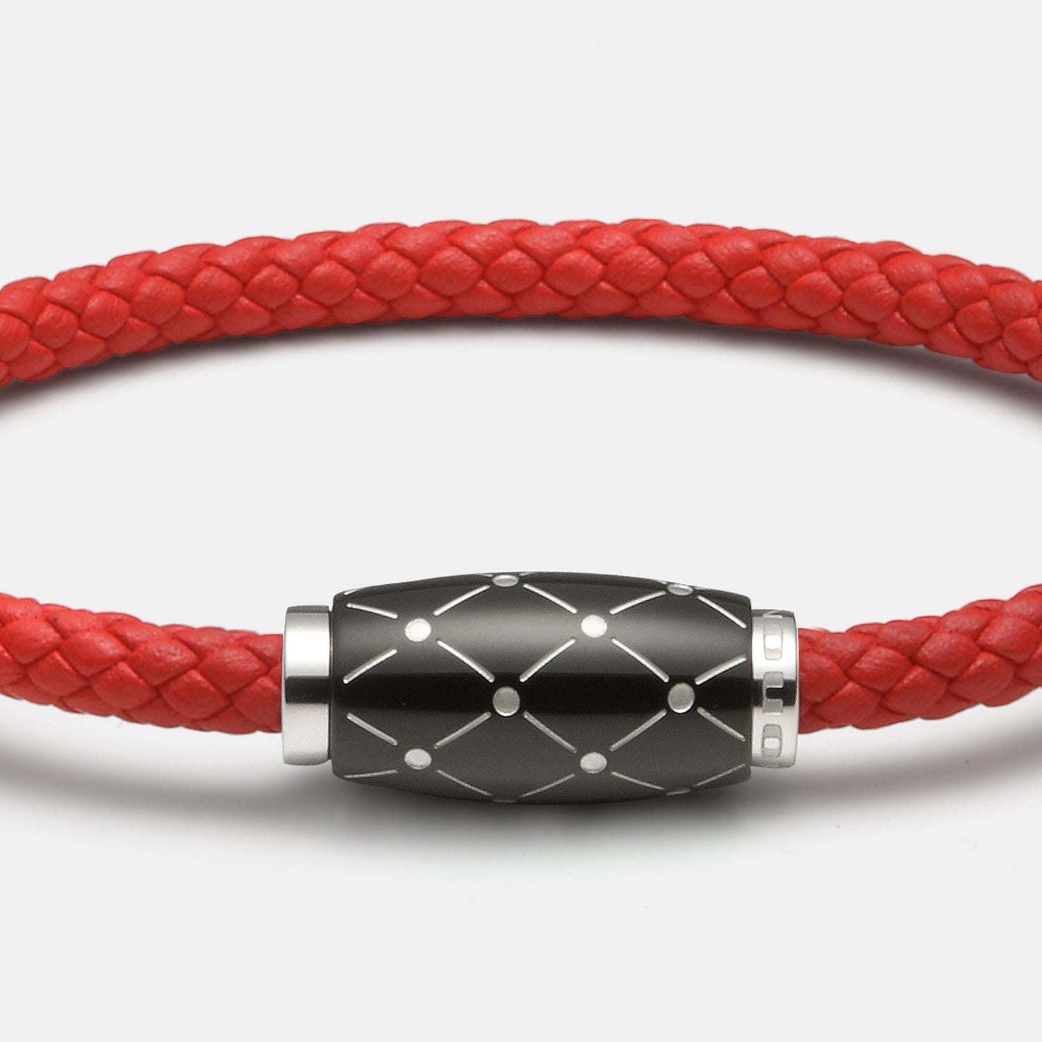 Cosmos Armband, Leder, rot