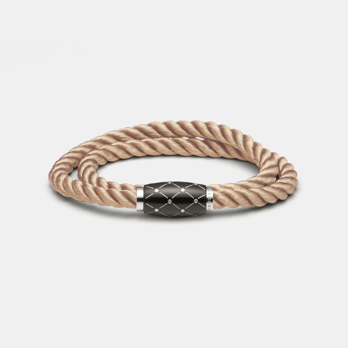 Cosmos Armband, Seide, coffee