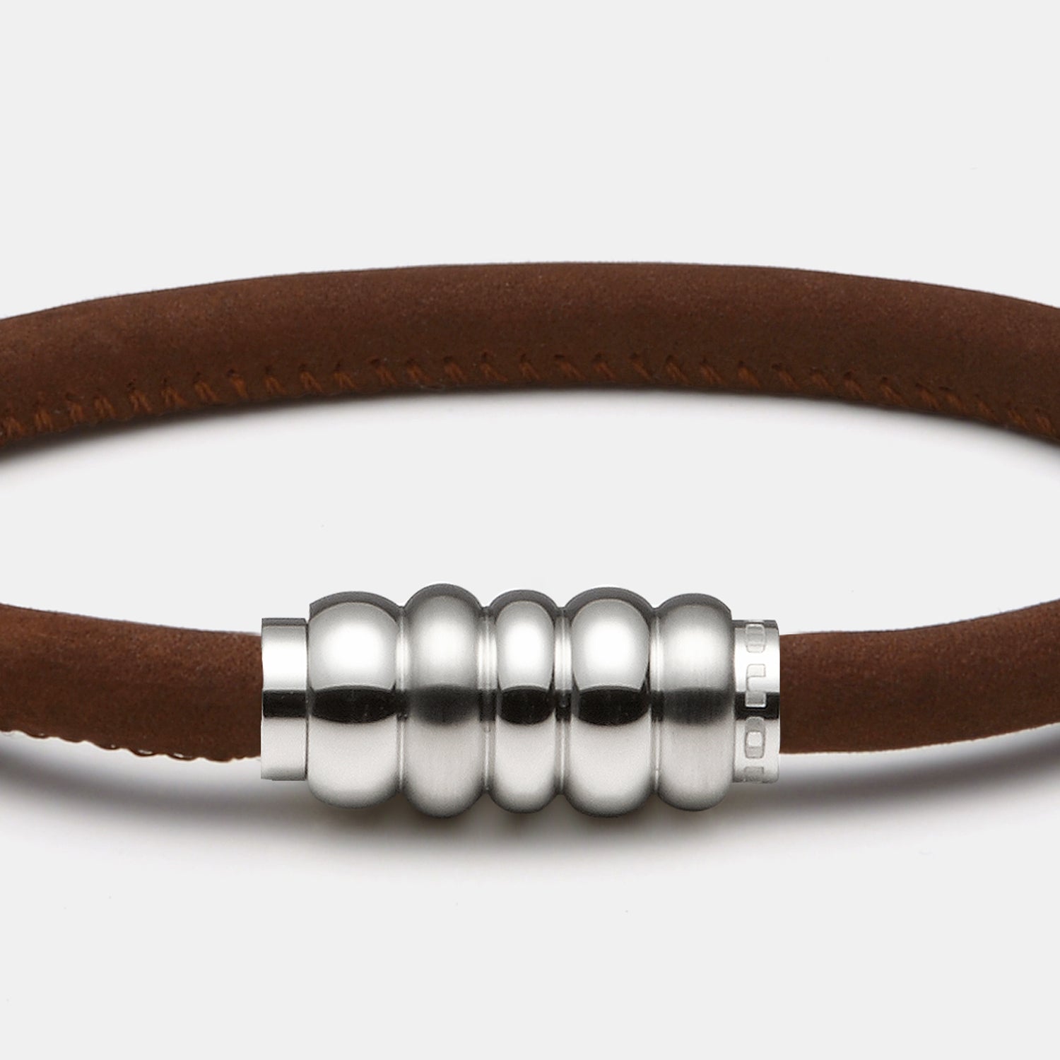 Lederarmband, mittelbraun