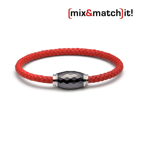 (mix&match)it! Armband, Leder, rot
