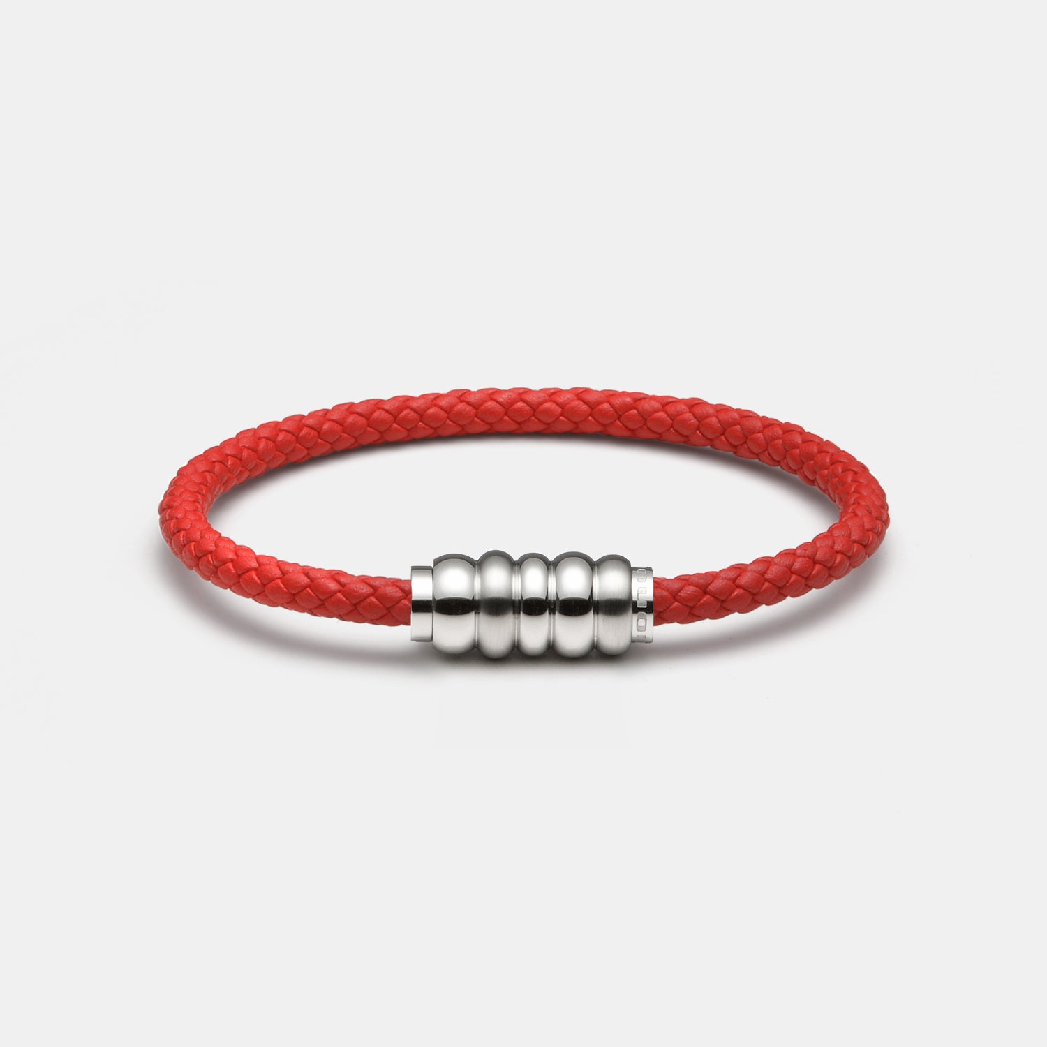 Armband, Leder, rot