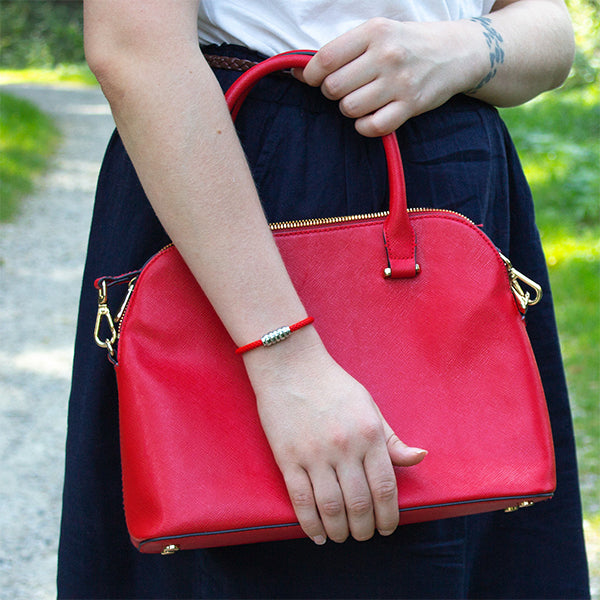 (mix&match)it! Armband, Leder, rot