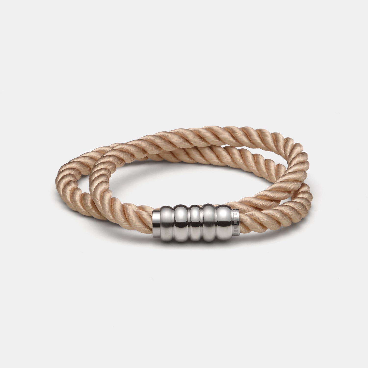 Damen Armband, Seide, coffee