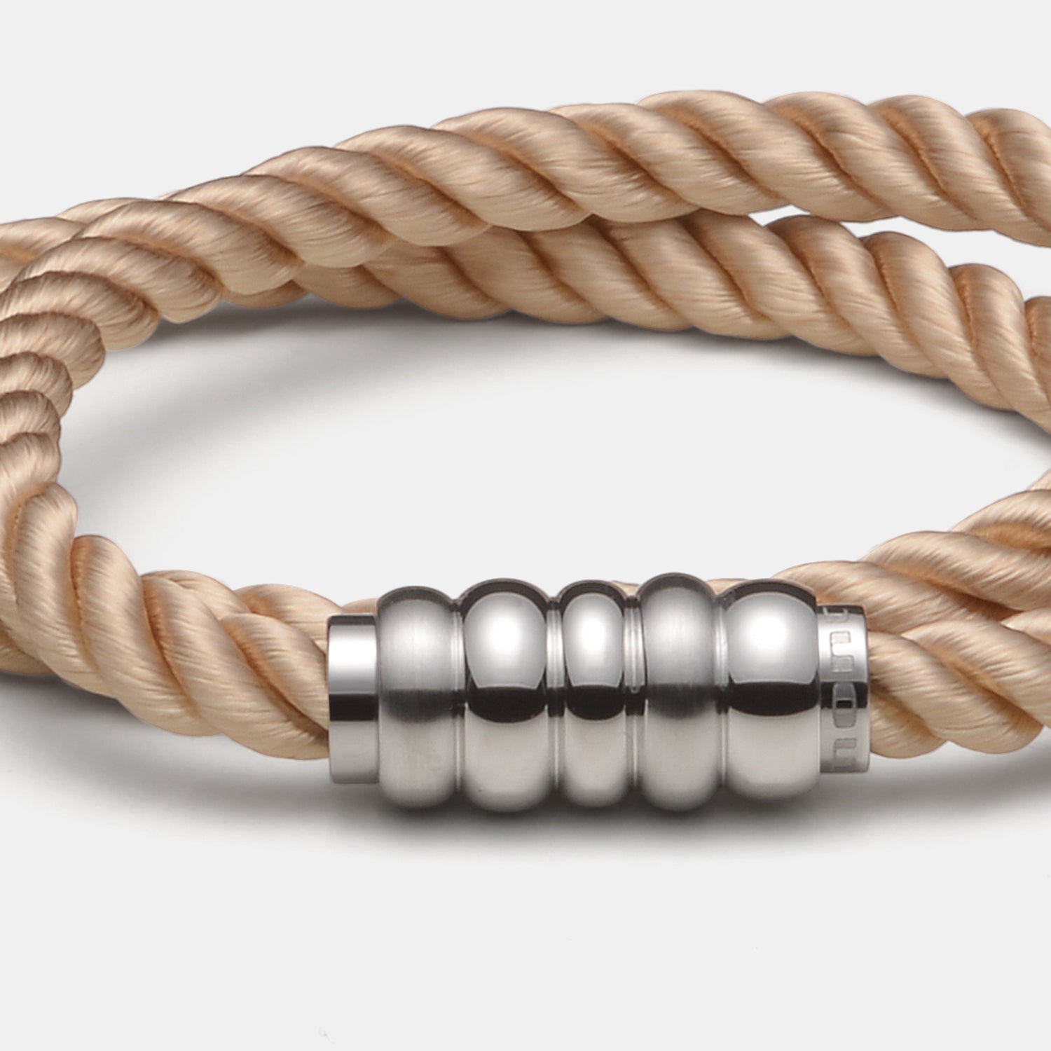 Damen Armband, Seide, coffee