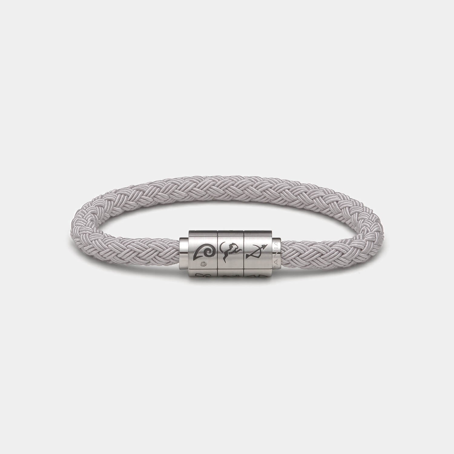 (mix&match)it! Armband "Krebs", Textil, grau