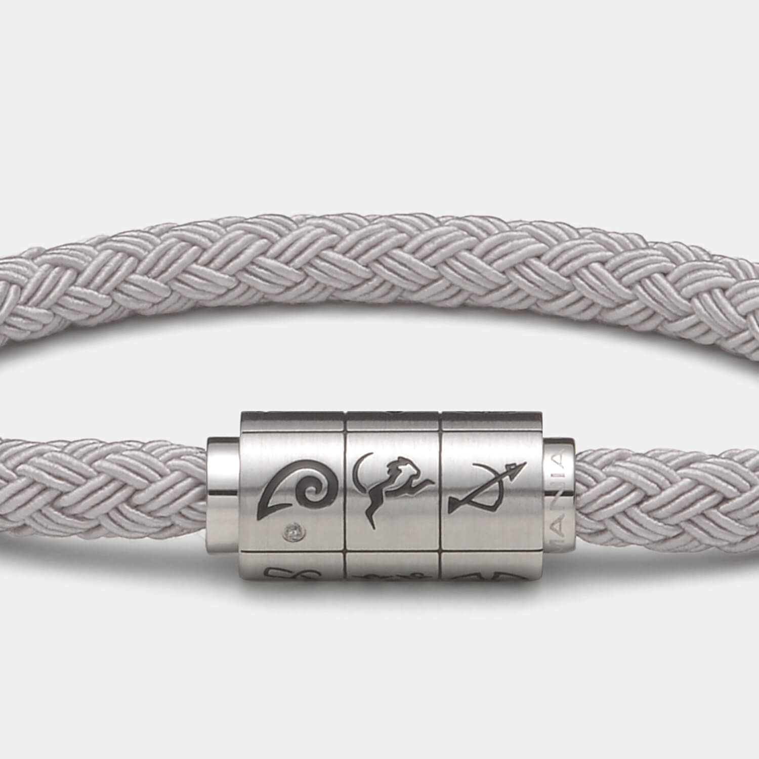 (mix&match)it! Armband "Krebs", Textil, grau