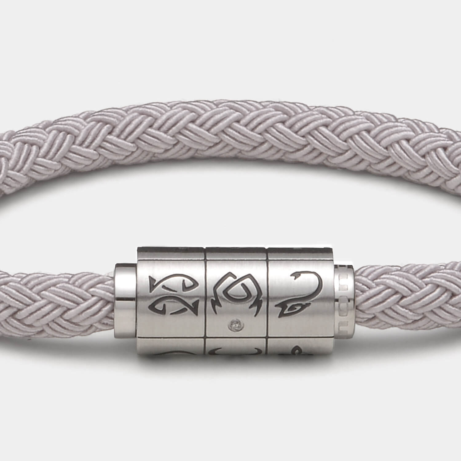 (mix&match)it! Armband "Krebs", Textil, grau
