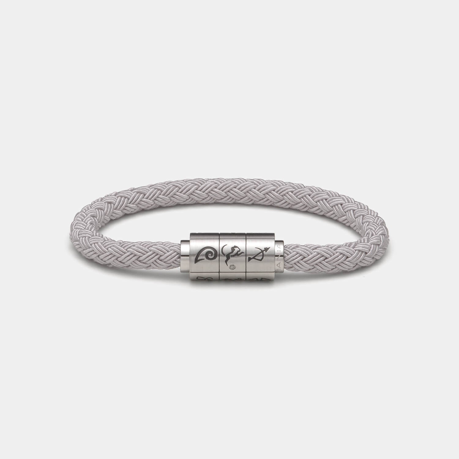 (mix&match)it! Armband "Krebs", Textil, grau