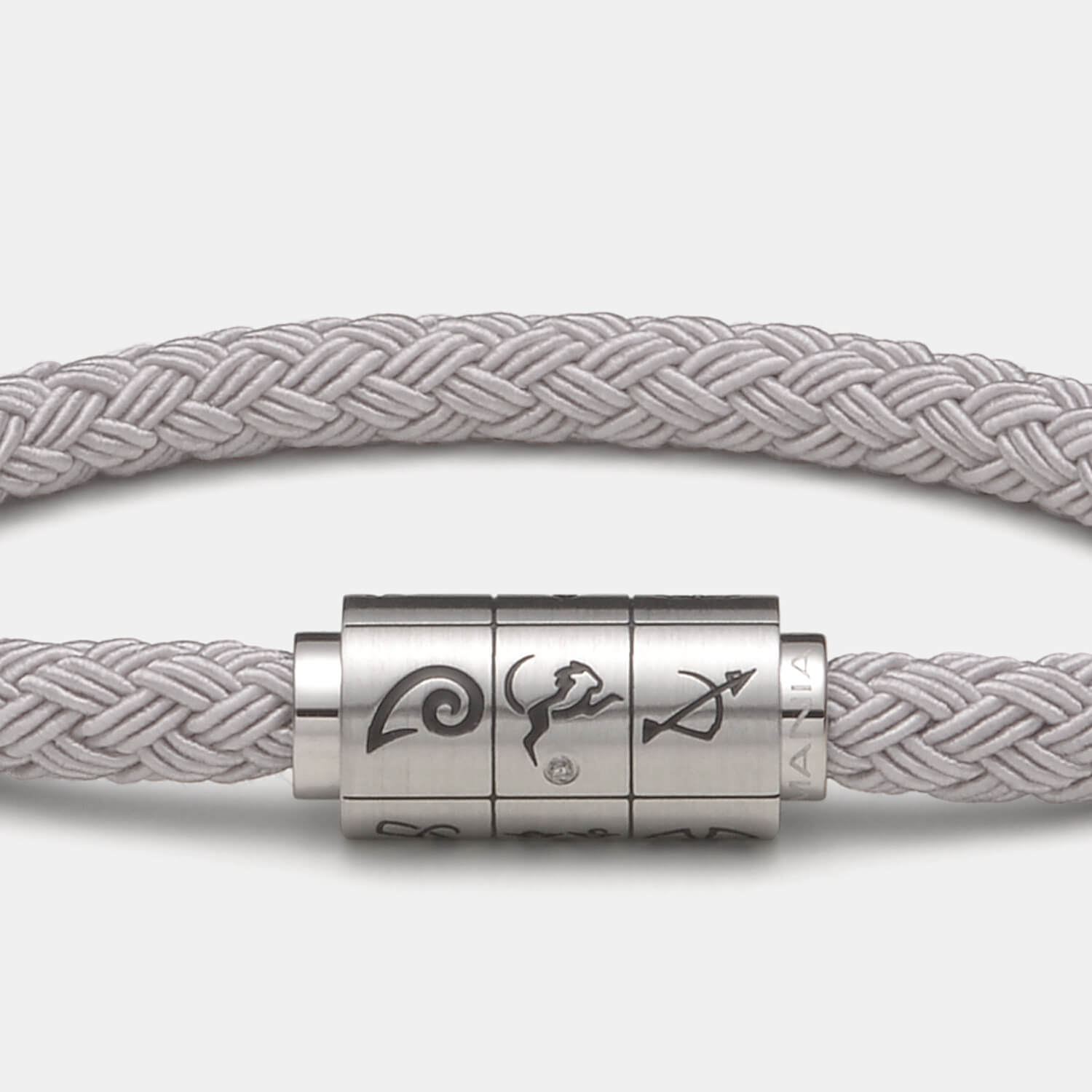(mix&match)it! Armband "Krebs", Textil, grau