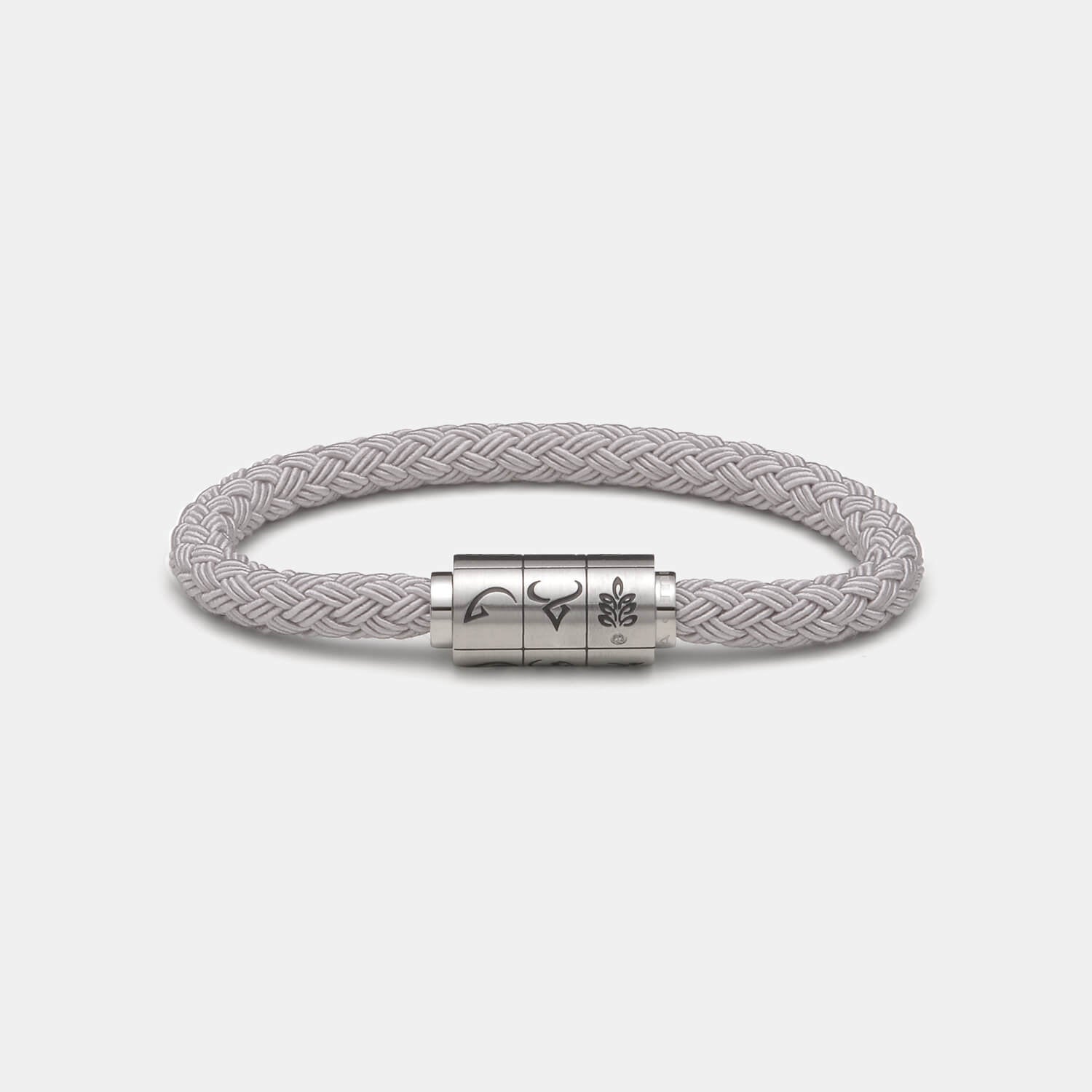 (mix&match)it! Armband "Krebs", Textil, grau