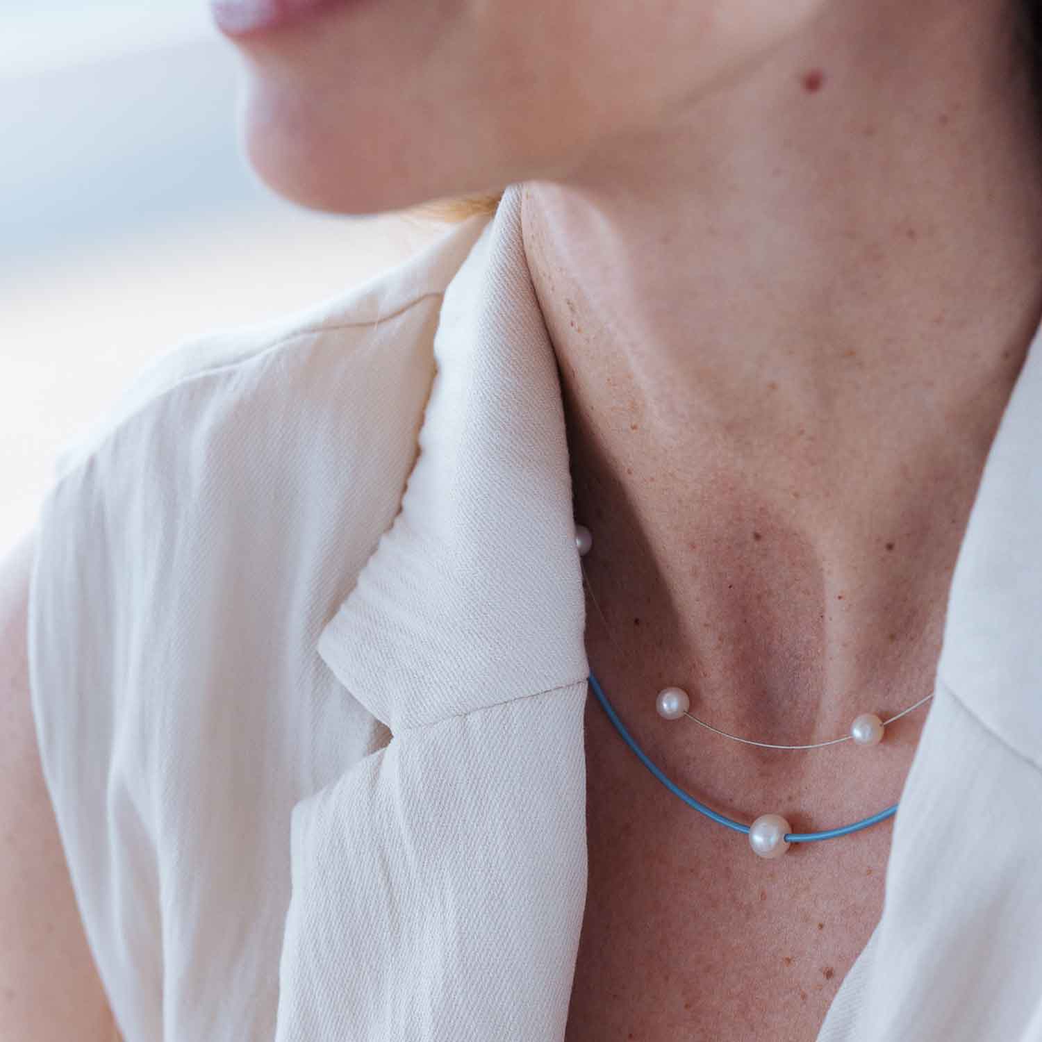 Sphere Collier, Süßwasserperle