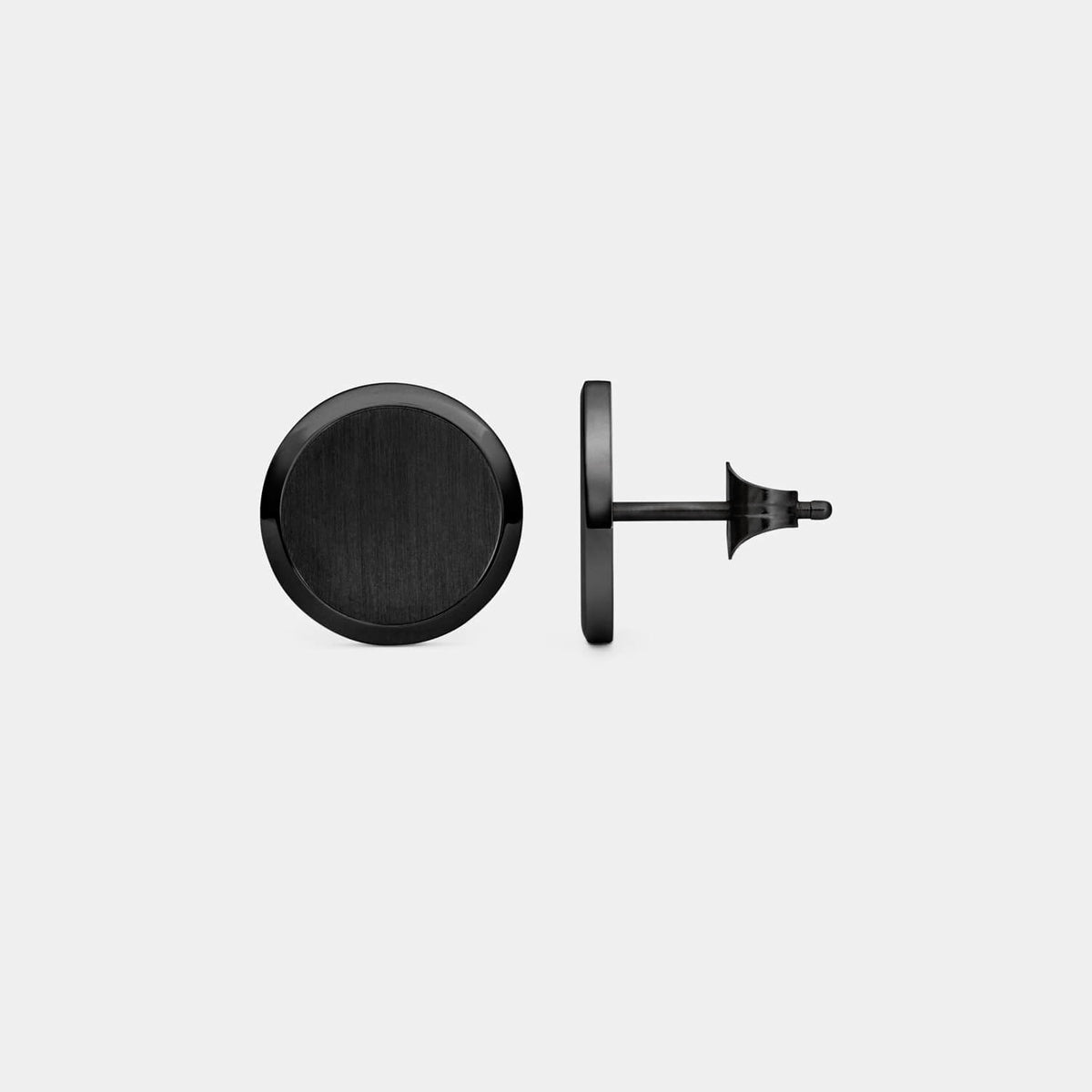 Schwarzer Orbis Ohrstecker (Paar)