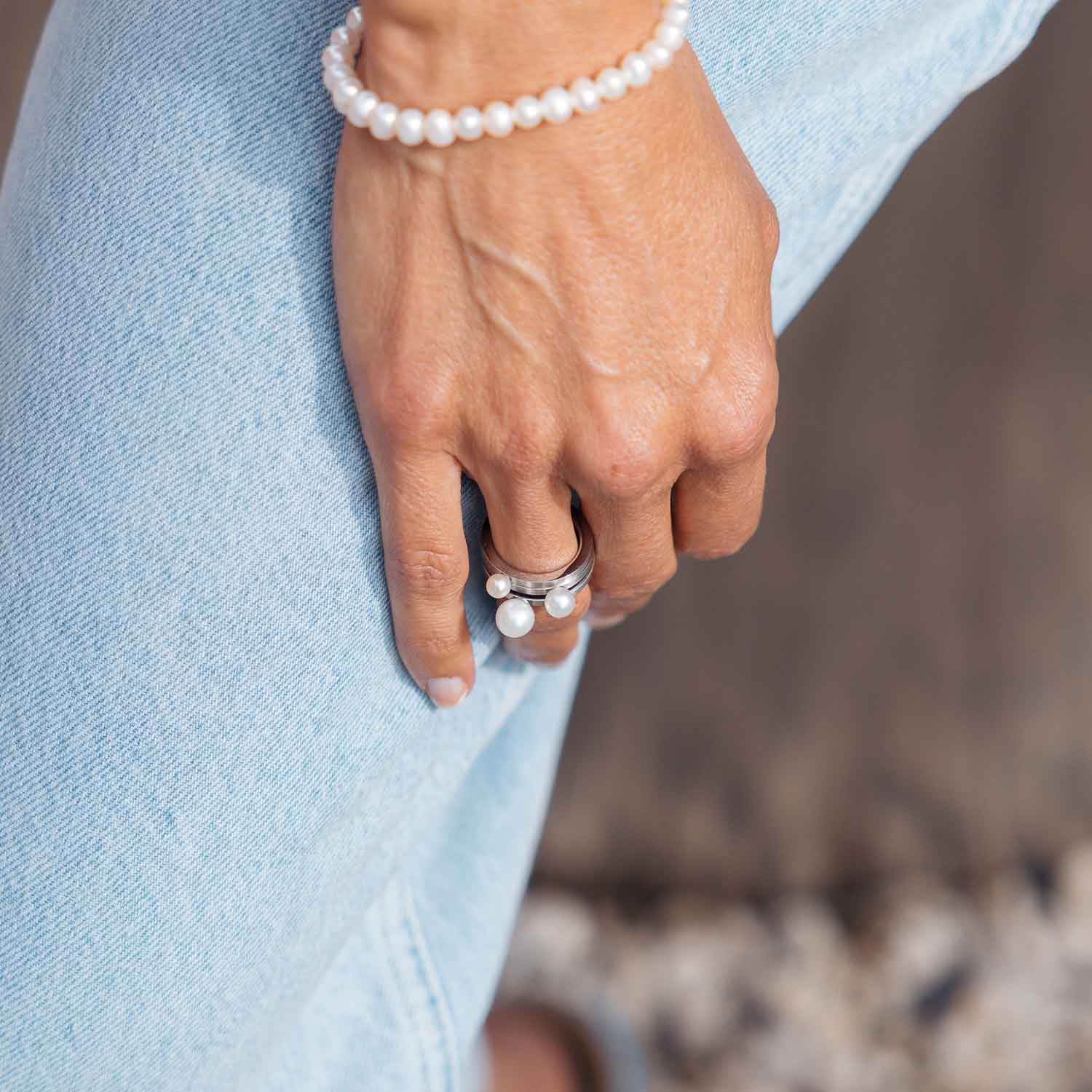 Pearl´s Kiss Ring