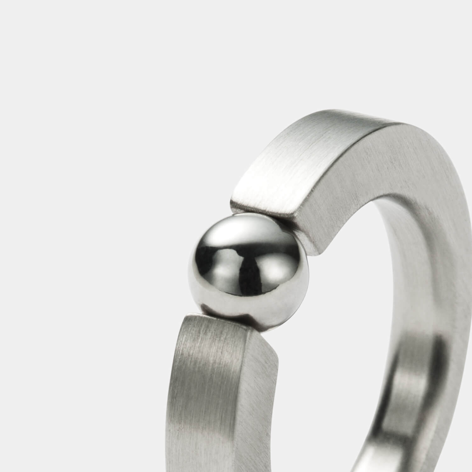 Sphere Spannring, Edelstahl