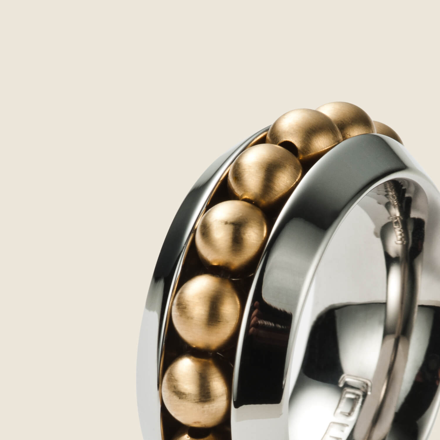 Sphere Ring, Gold