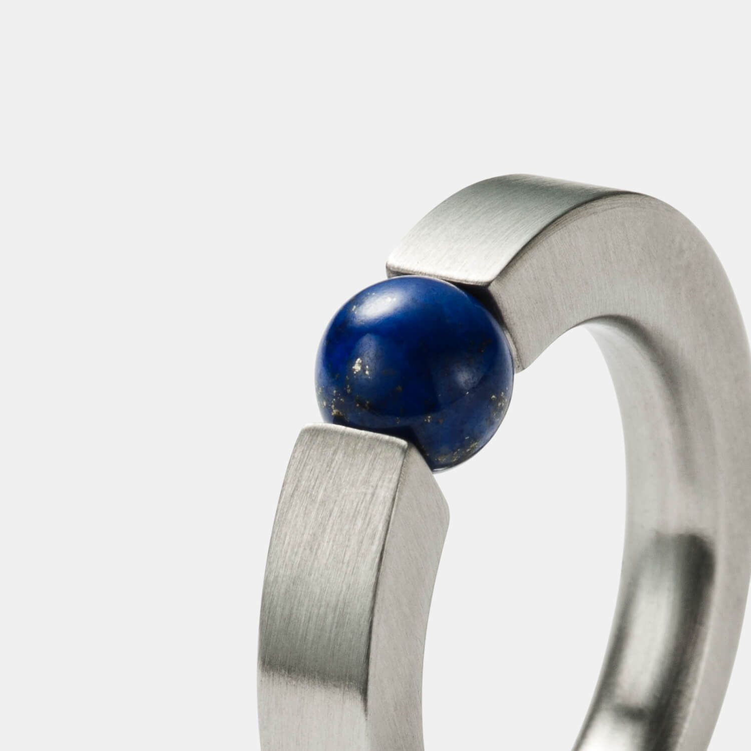 Sphere Spannring, Kugel, Lapislazuli