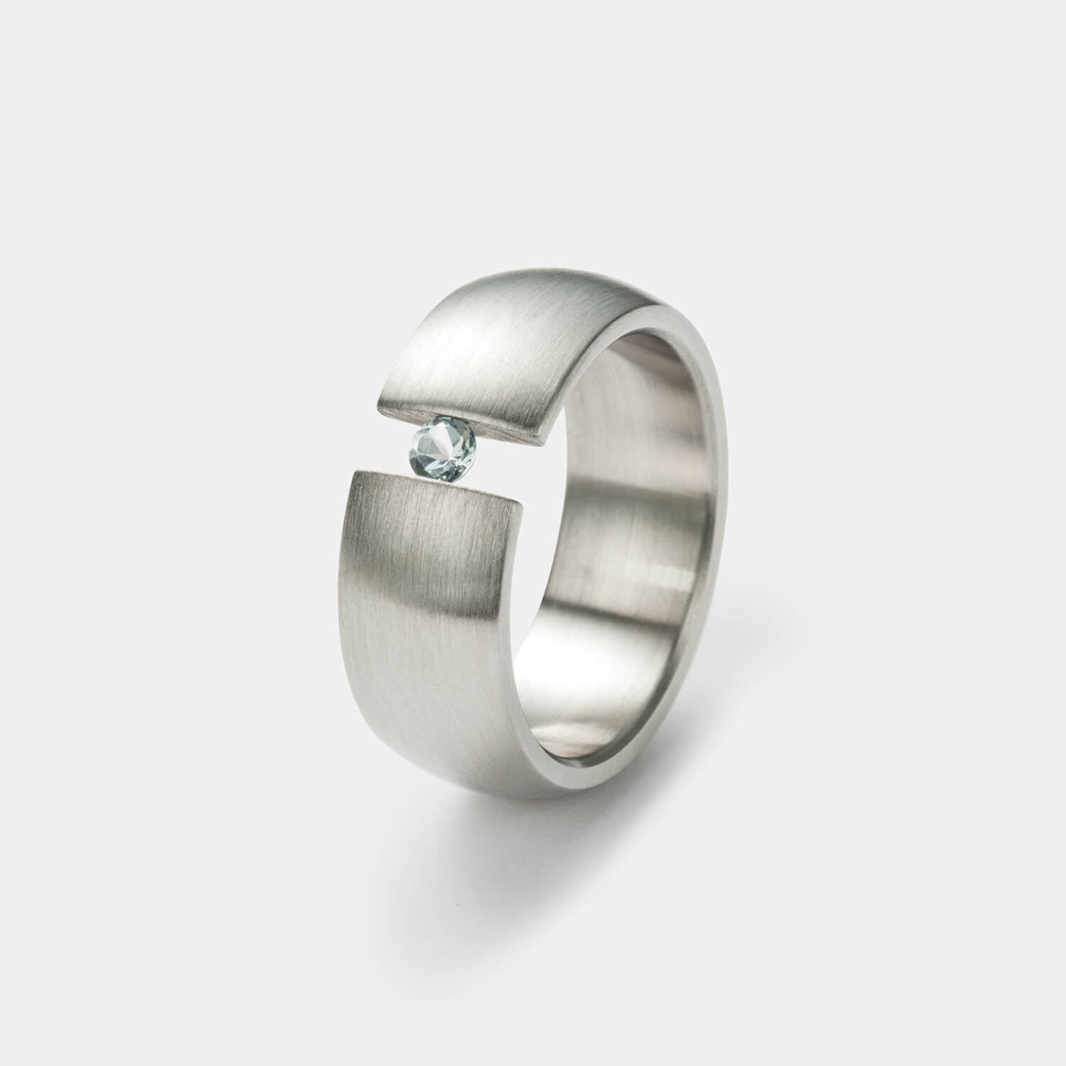 Symphony Spannring, Aquamarin