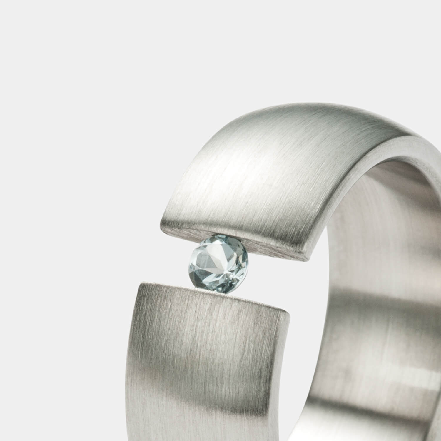 Symphony Spannring, Aquamarin