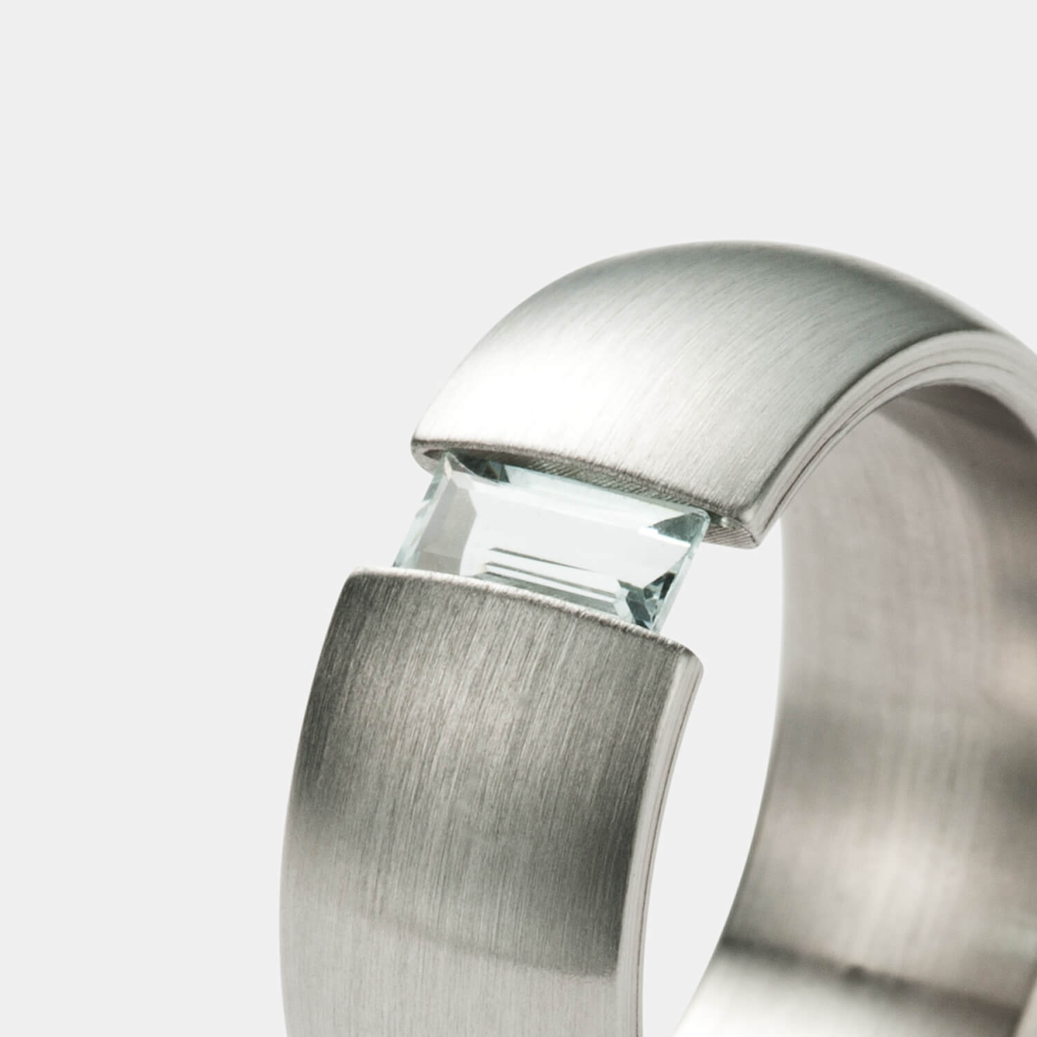 Symphony Spannring, Aquamarin