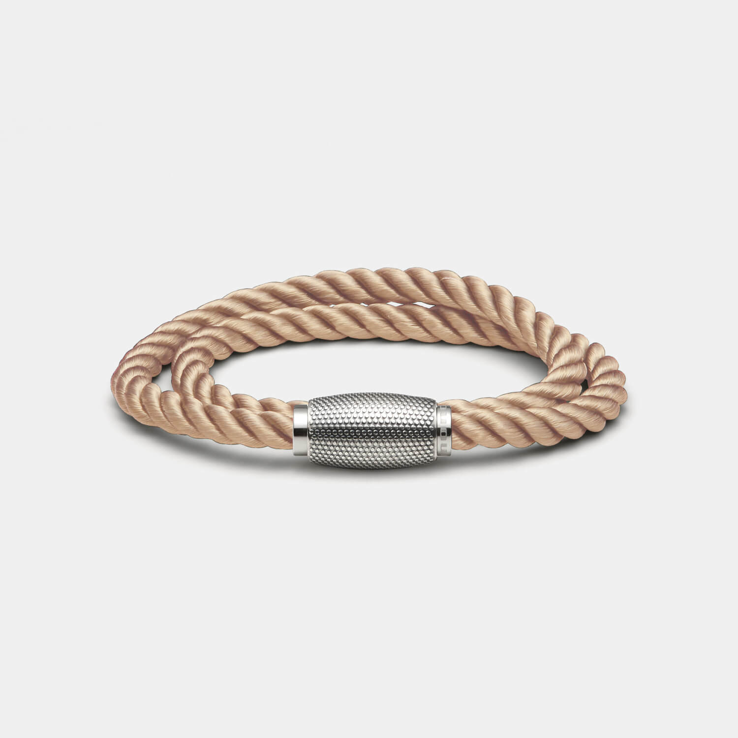 Business Rocker Armband, Seide, coffee
