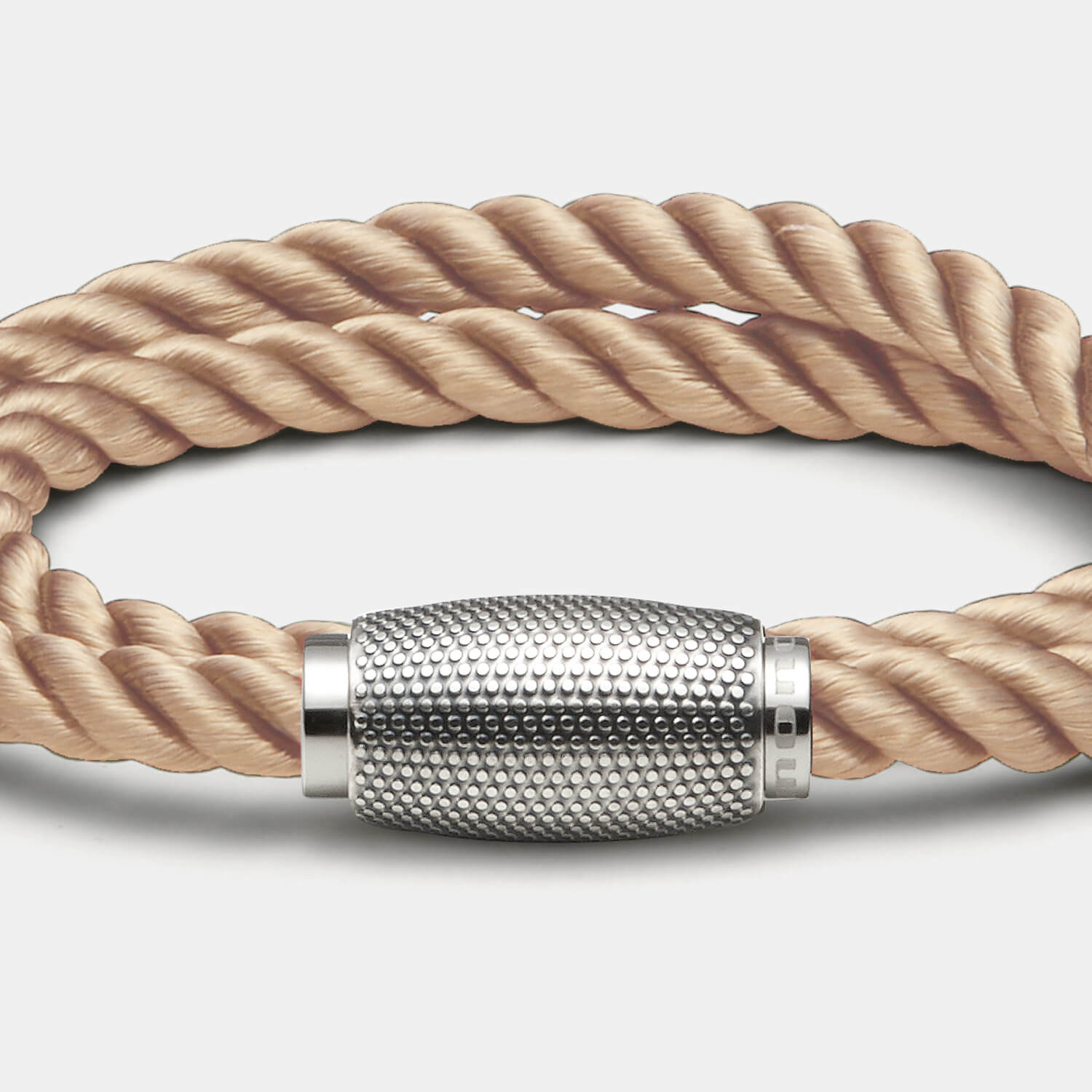 Business Rocker Armband, Seide, coffee