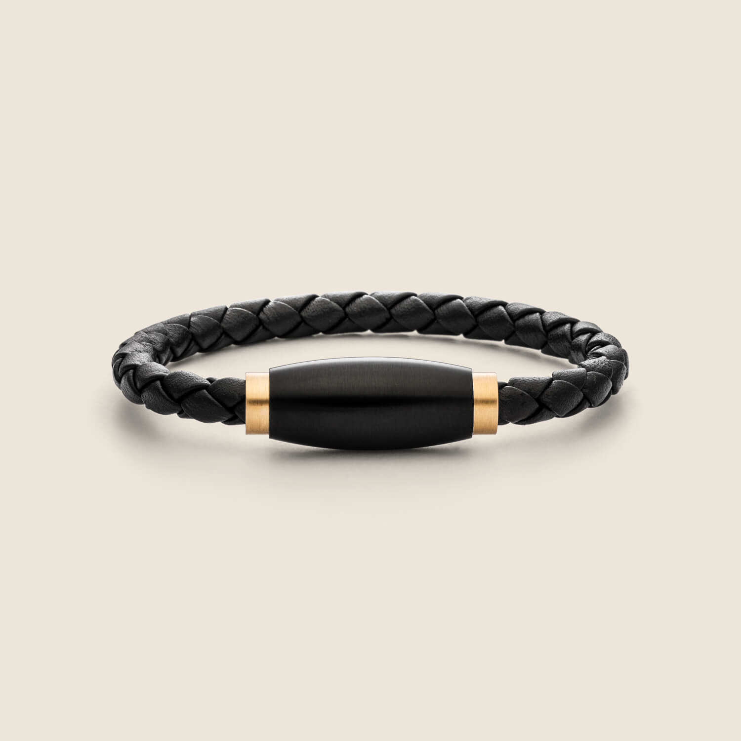 Golden Orbis Armband, Leder