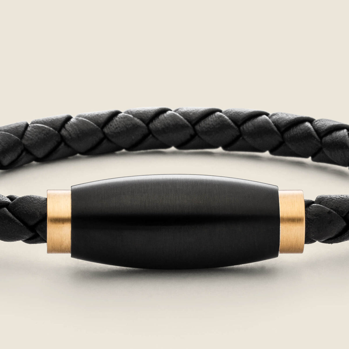 Golden Orbis Armband, Leder