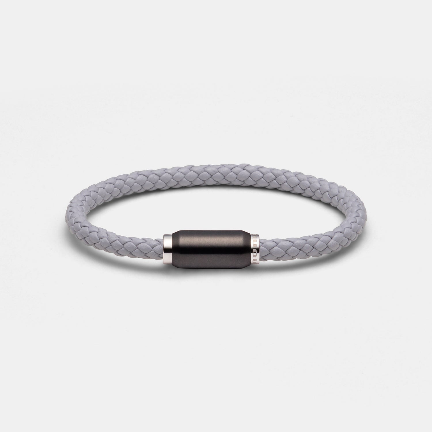 Leder Armband, grau