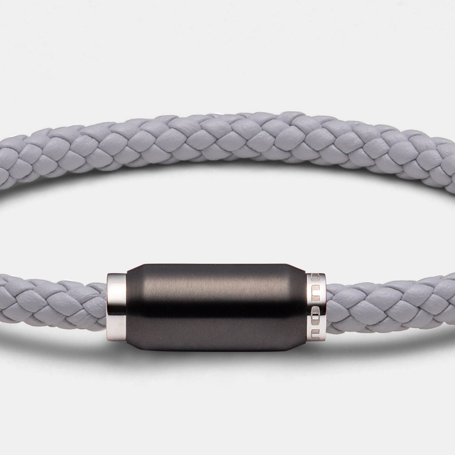 Leder Armband, grau