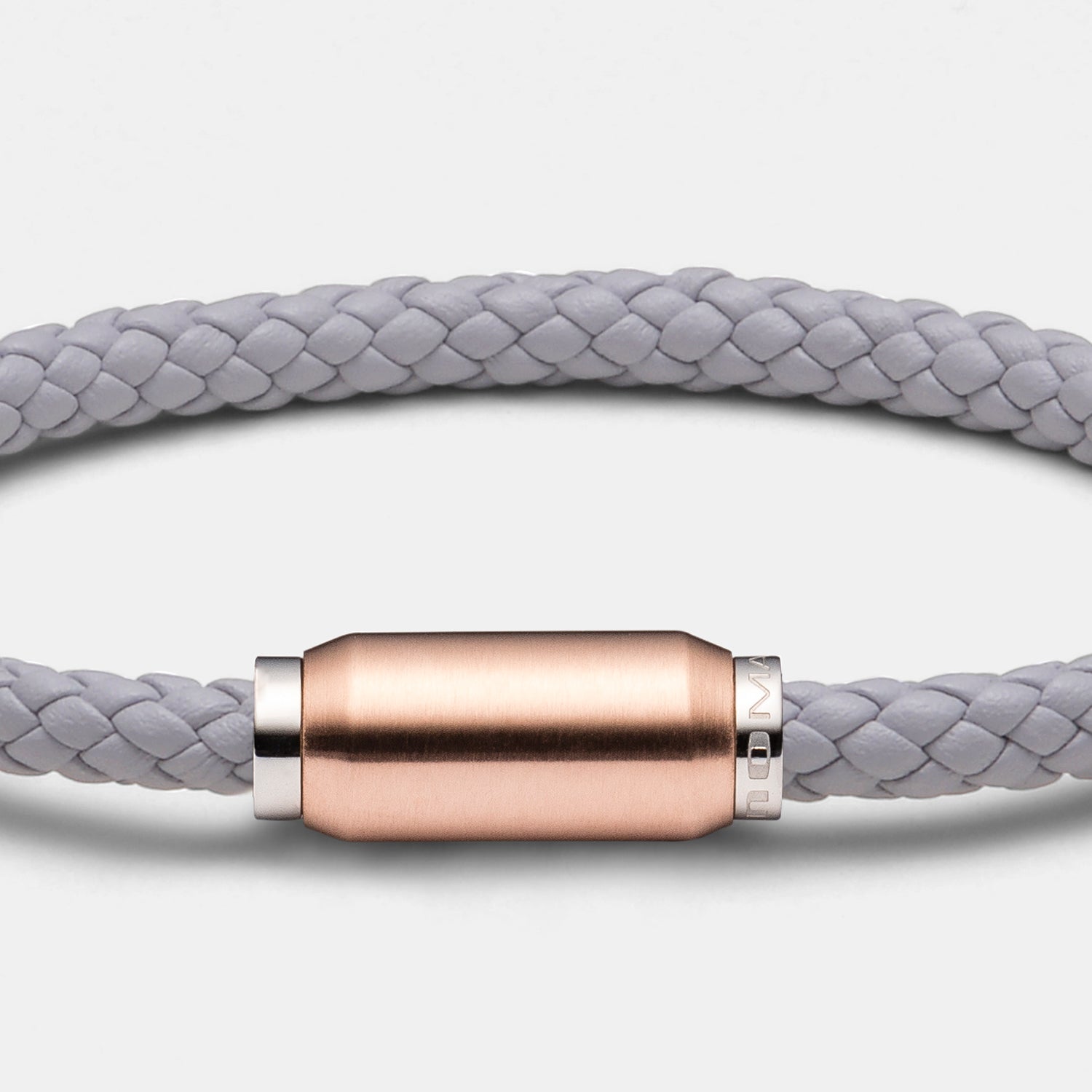 Leder Armband, grau
