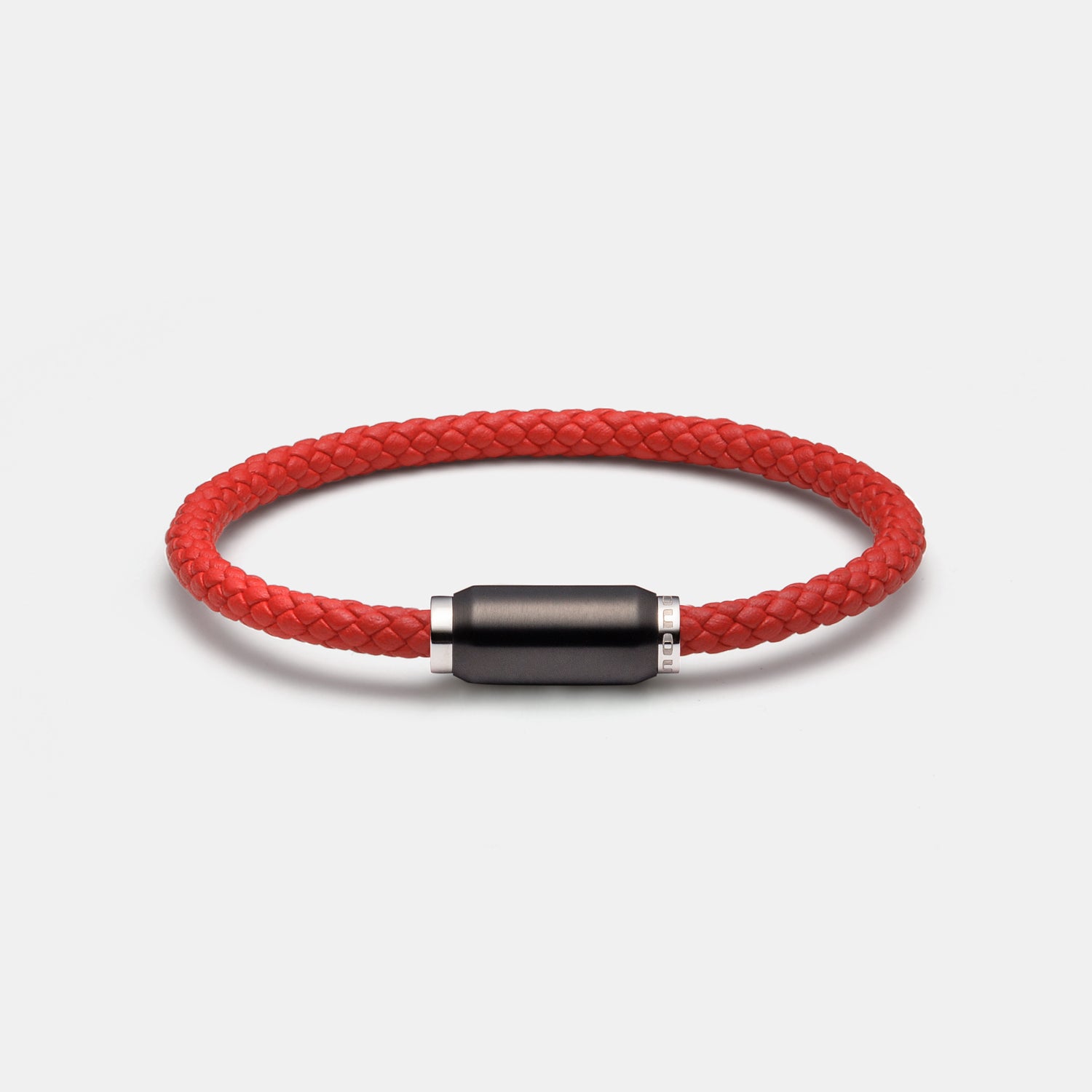 Armband, Leder, rot