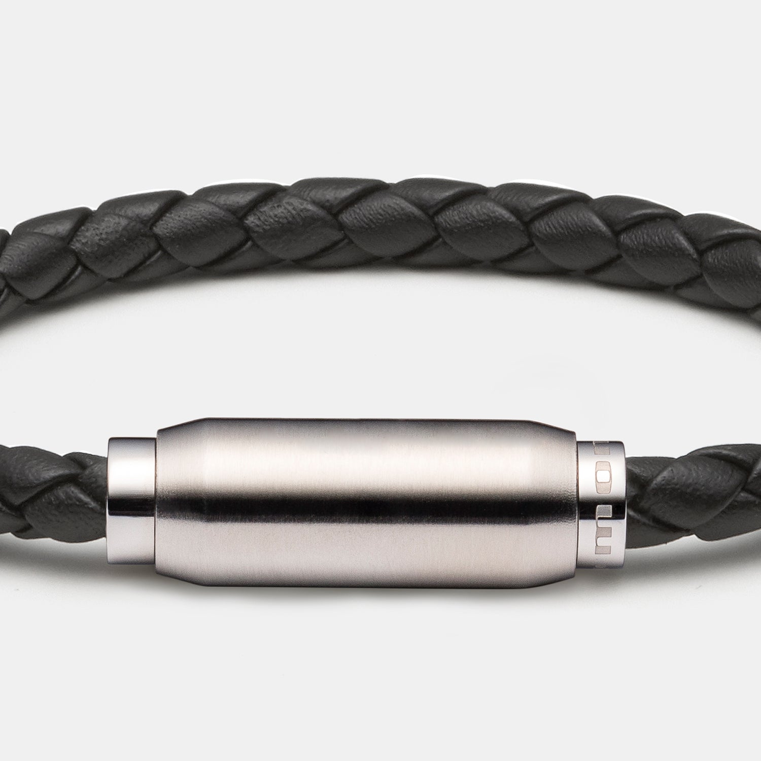 Herren Armband, Leder, schwarz