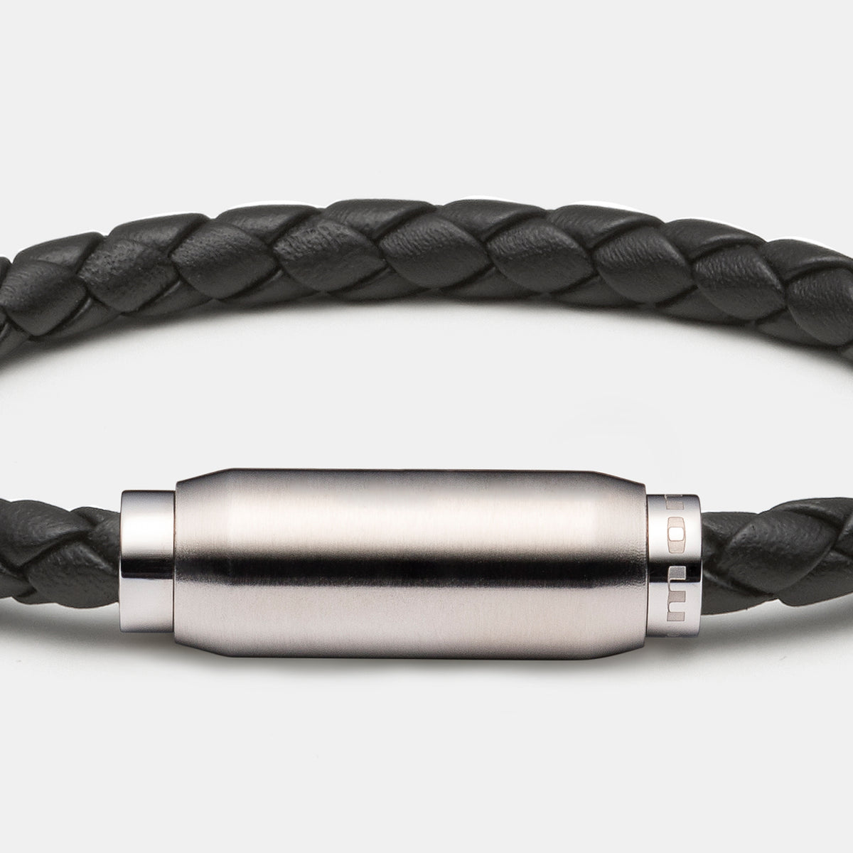 Herren Armband, Leder, schwarz