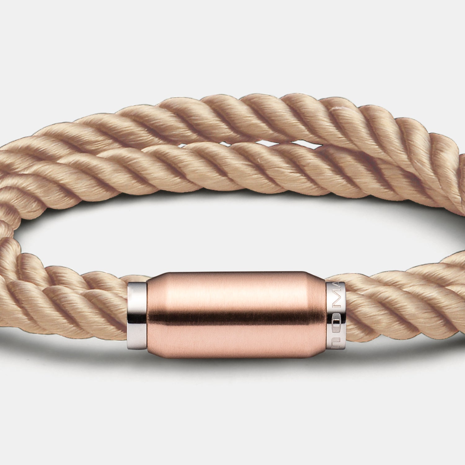 Seiden Armband, coffee