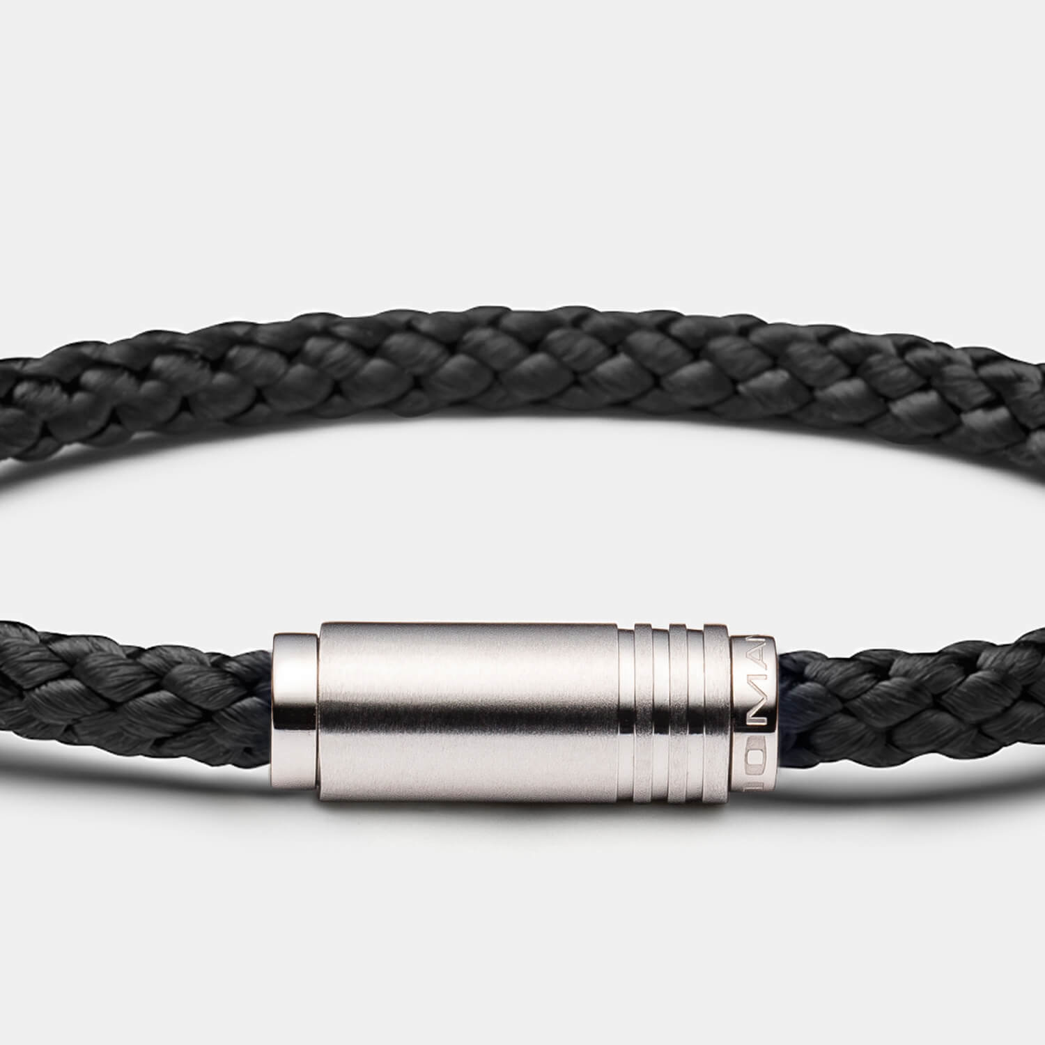 Segeltau Armband, schwarz