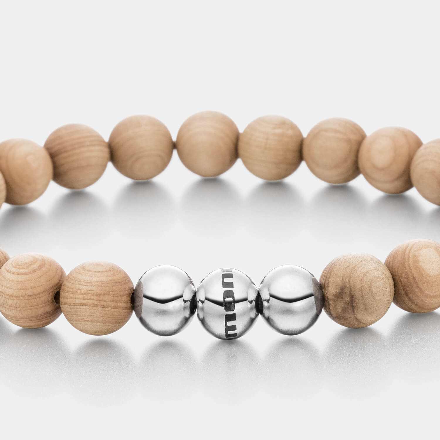 Power of 3! big Armband „Innere Wärme“, Ahornholz