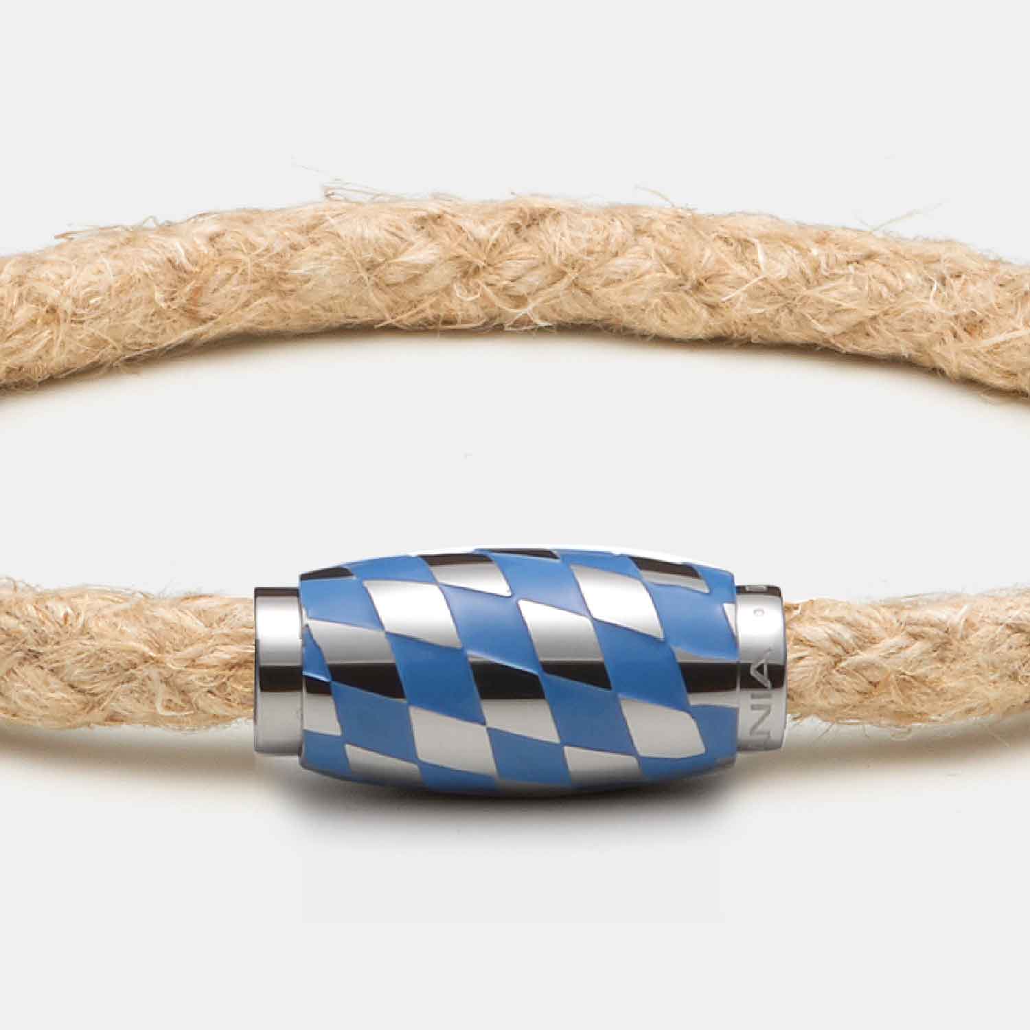 Trachten-Armband, Hanf, beige