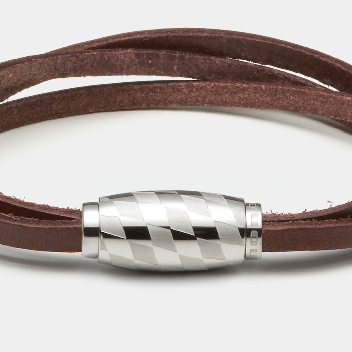 Bayerisches Lederarmband, braun