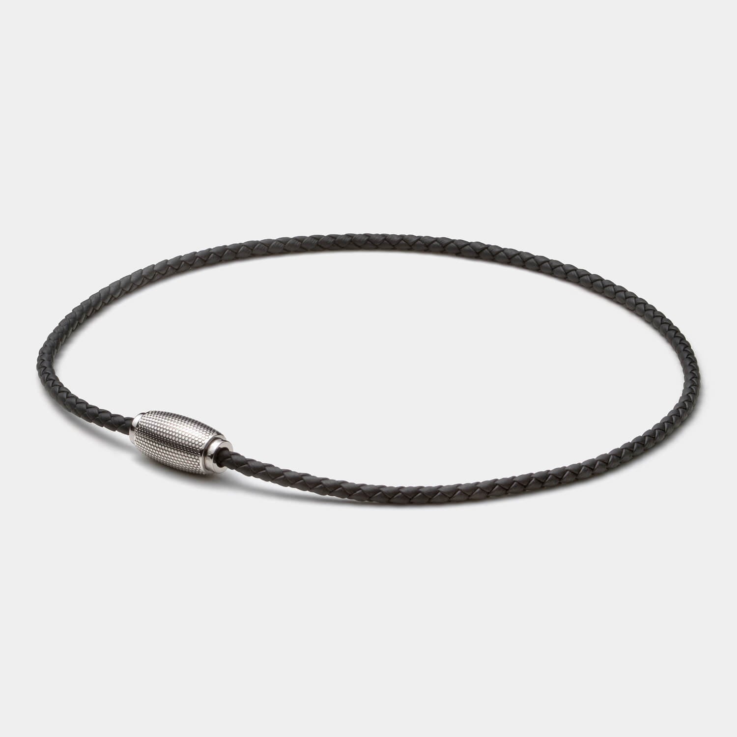 Business Rocker Kette, Leder, schwarz