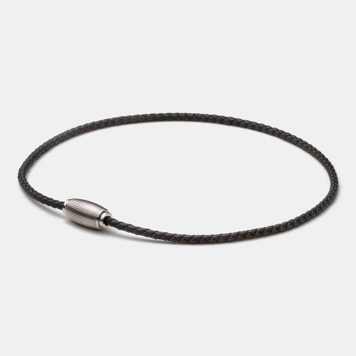 Business Rocker Kette, Leder, schwarz