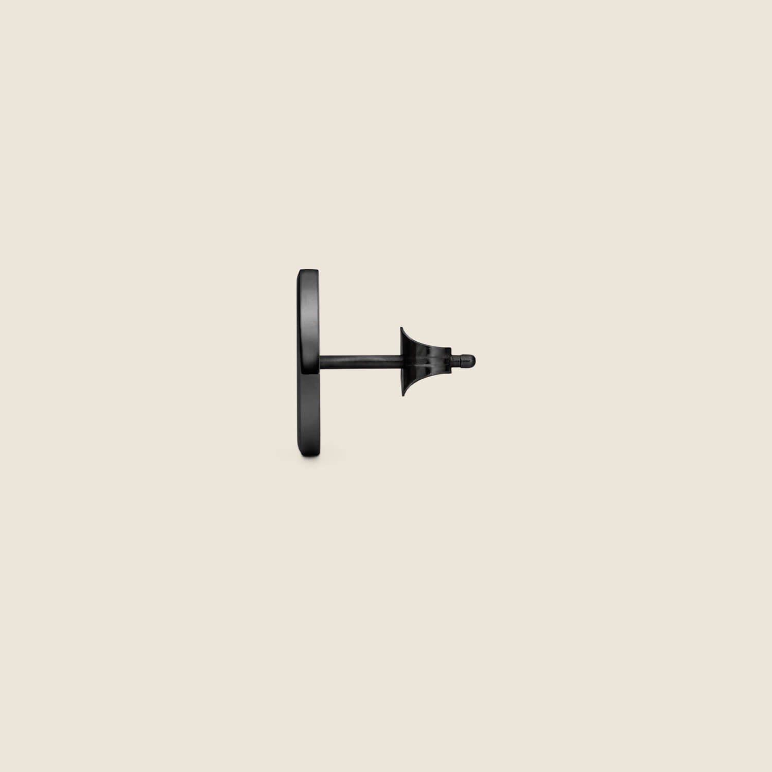 Schwarzer Orbis Ohrstecker (Stück)