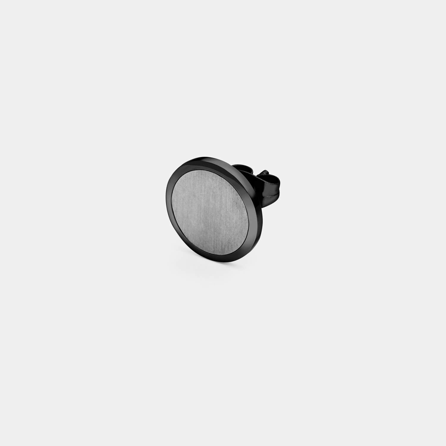 Schwarzer Orbis Ohrstecker (Stück)