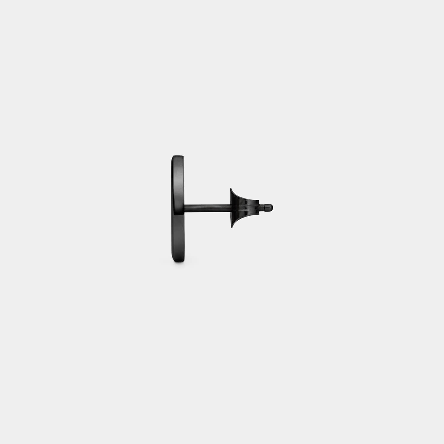 Schwarzer Orbis Ohrstecker (Stück)