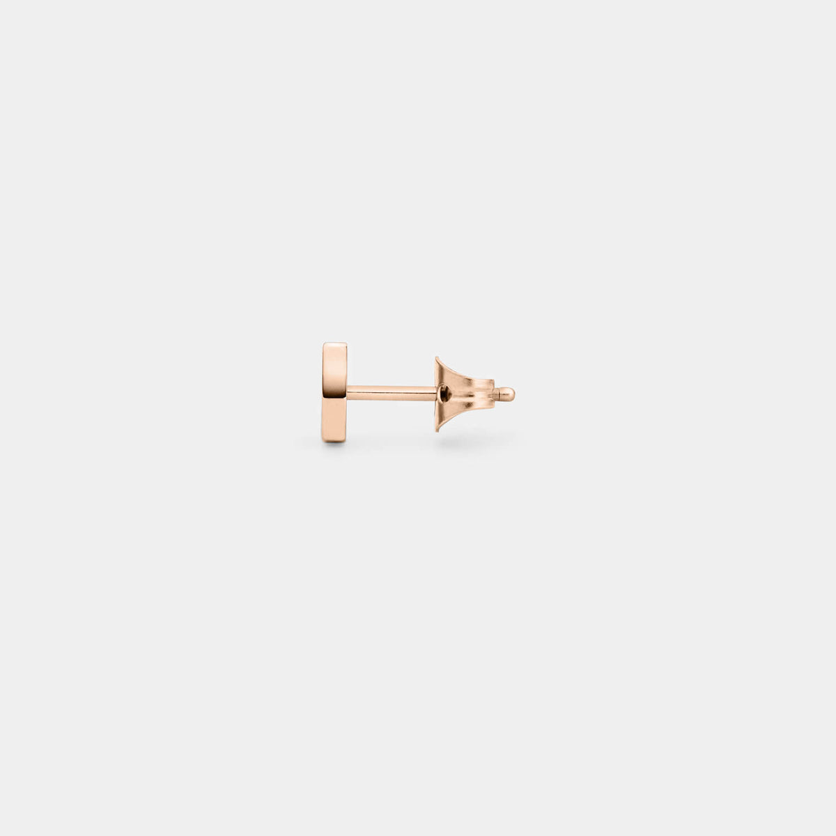 Kleiner, rosé Orbis Ohrstecker (Stück)
