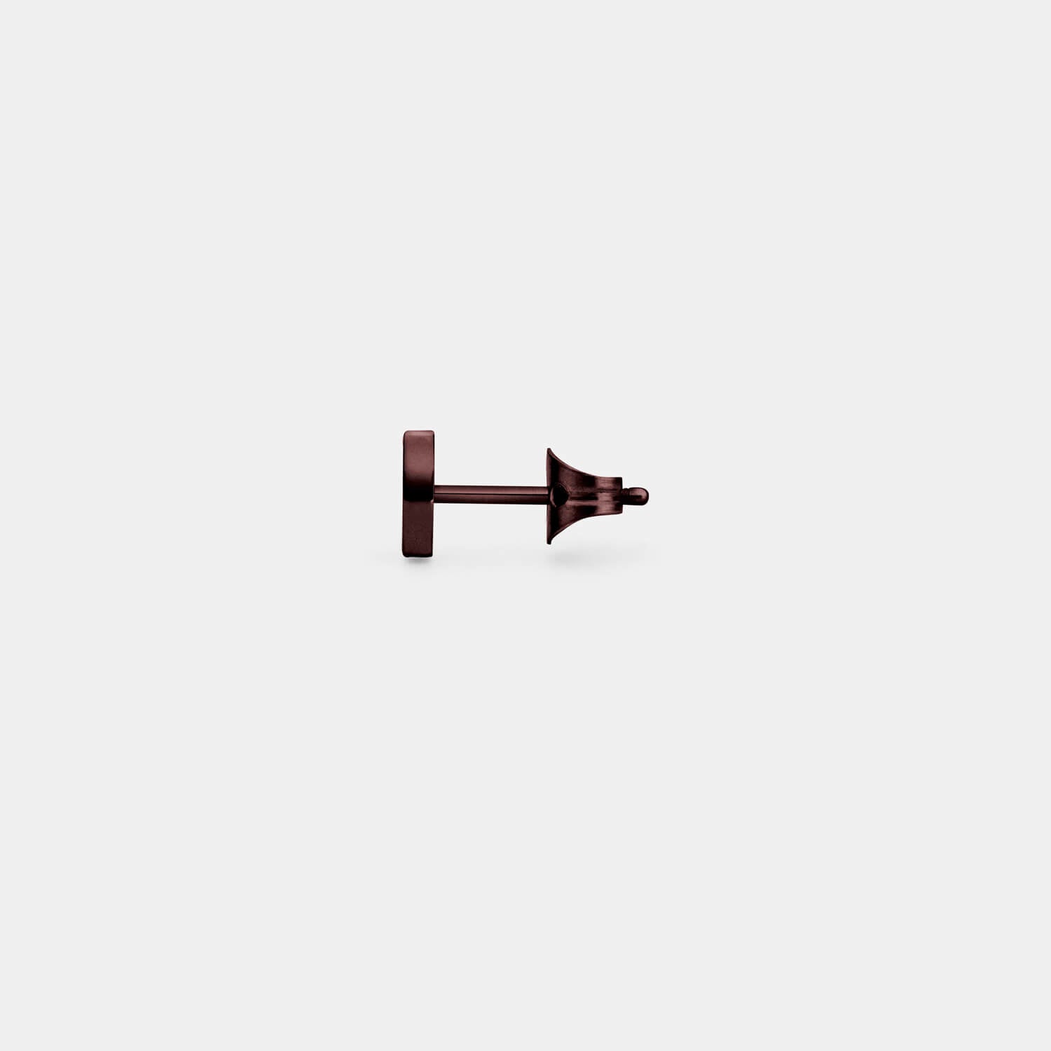 Kleiner, brauner Orbis Ohrstecker (Stück)