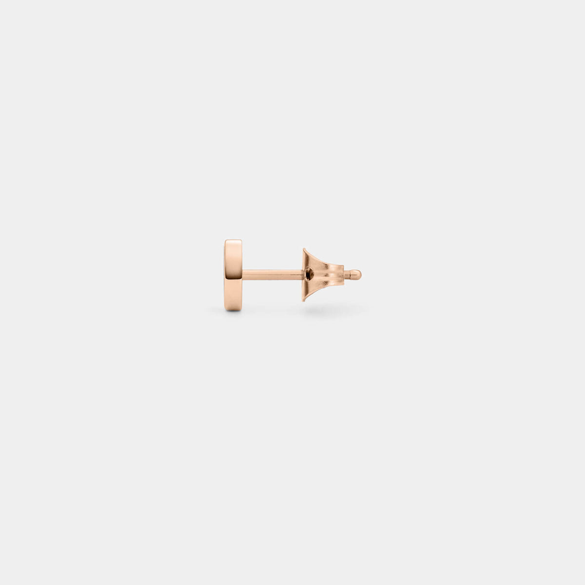 Kleiner, rosé Orbis Ohrstecker (Stück)