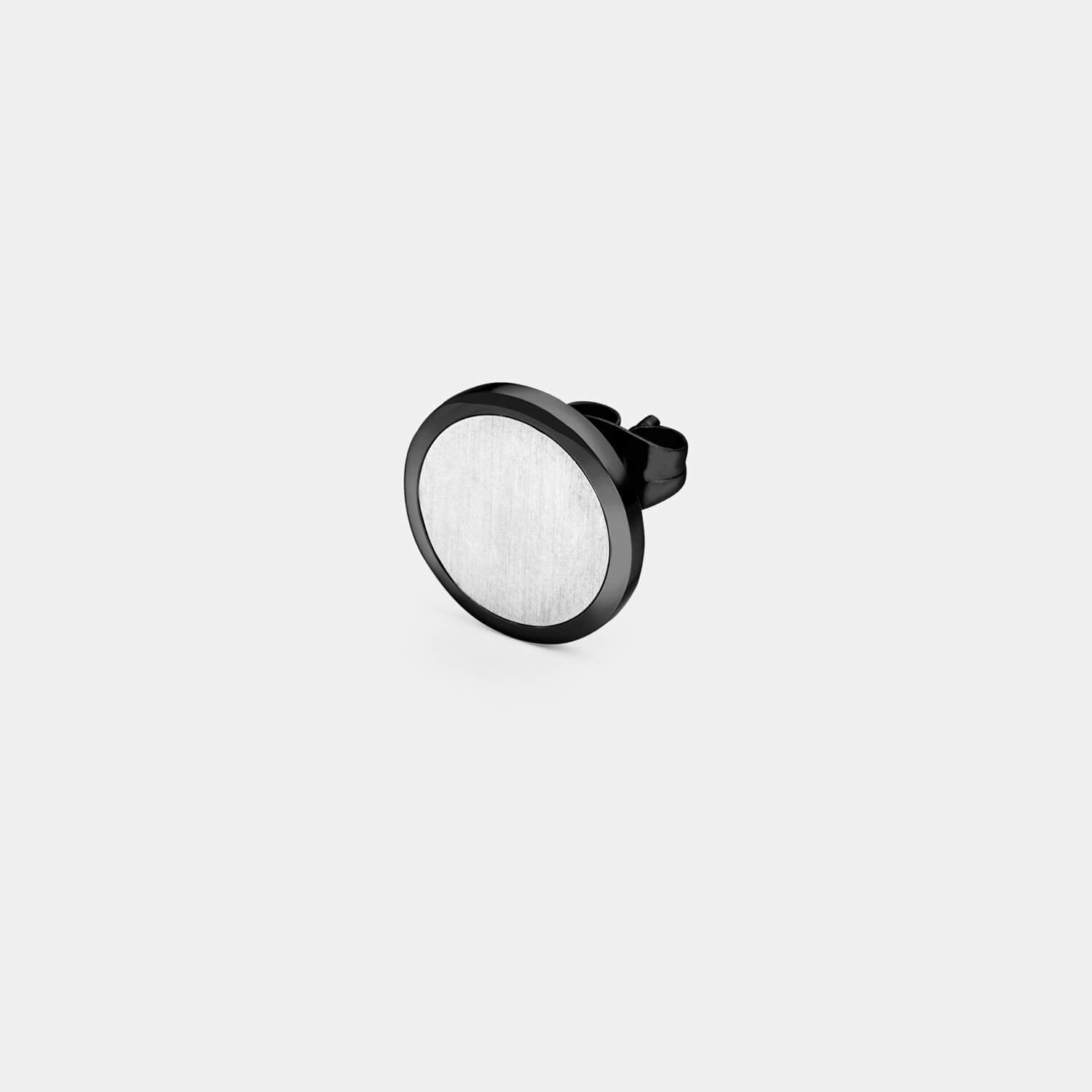 Schwarzer Orbis Ohrstecker (Stück)