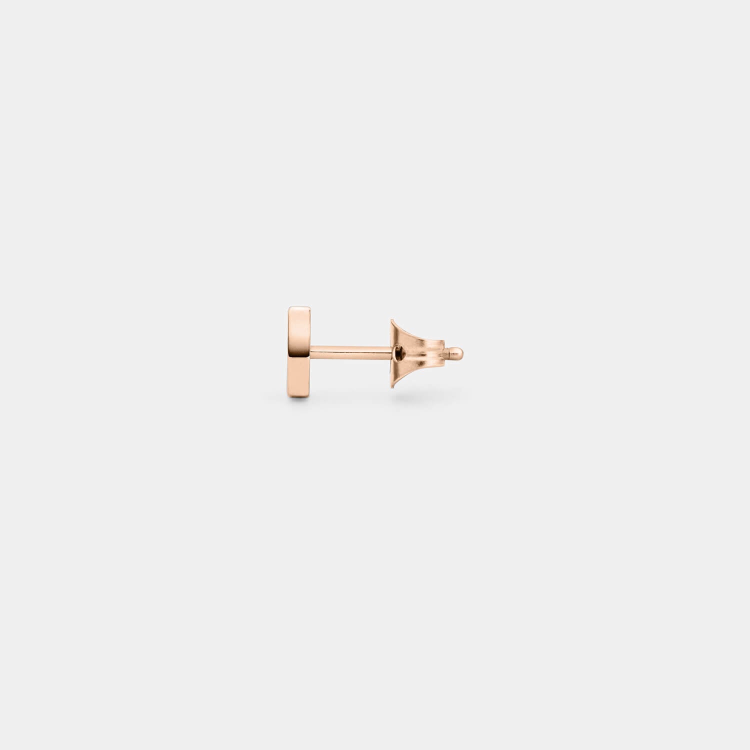 Kleiner, rosé Orbis Ohrstecker (Stück)