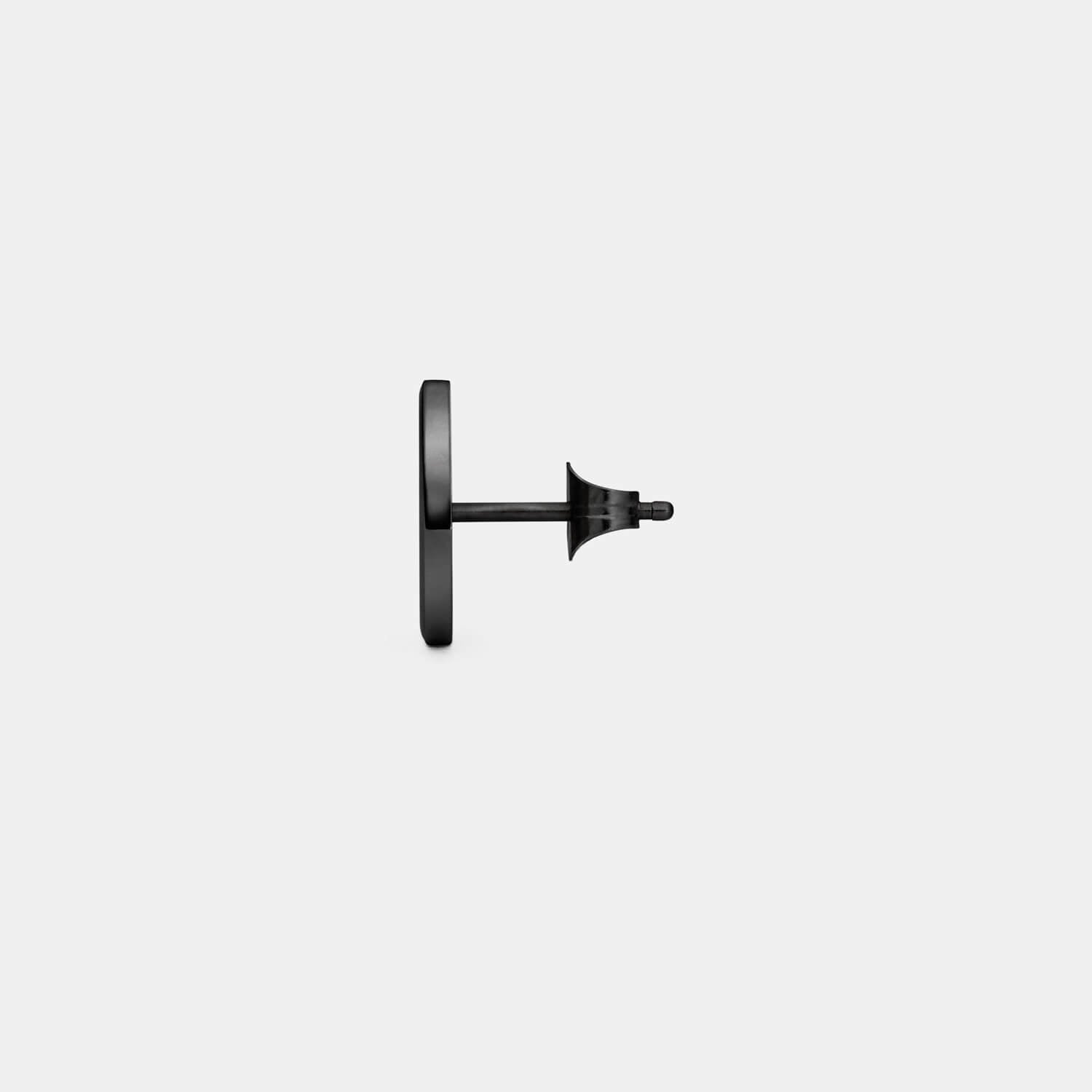 Schwarzer Orbis Ohrstecker (Stück)